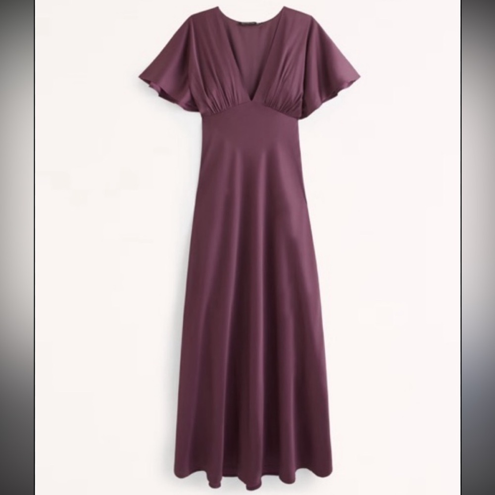Abercrombie & Fitch Deep Purple Maxi Dress